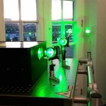 Der Laserstrahl im Zwehrenturm