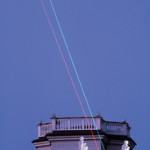 Das Kunstwerk „Laserscape“ von Horst H.Baumann