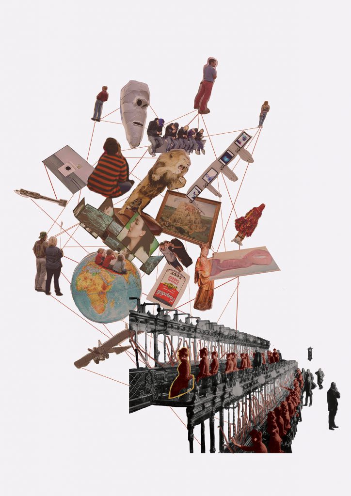 Telefonvermittlung: Illustration Valerie Tiefenbacher