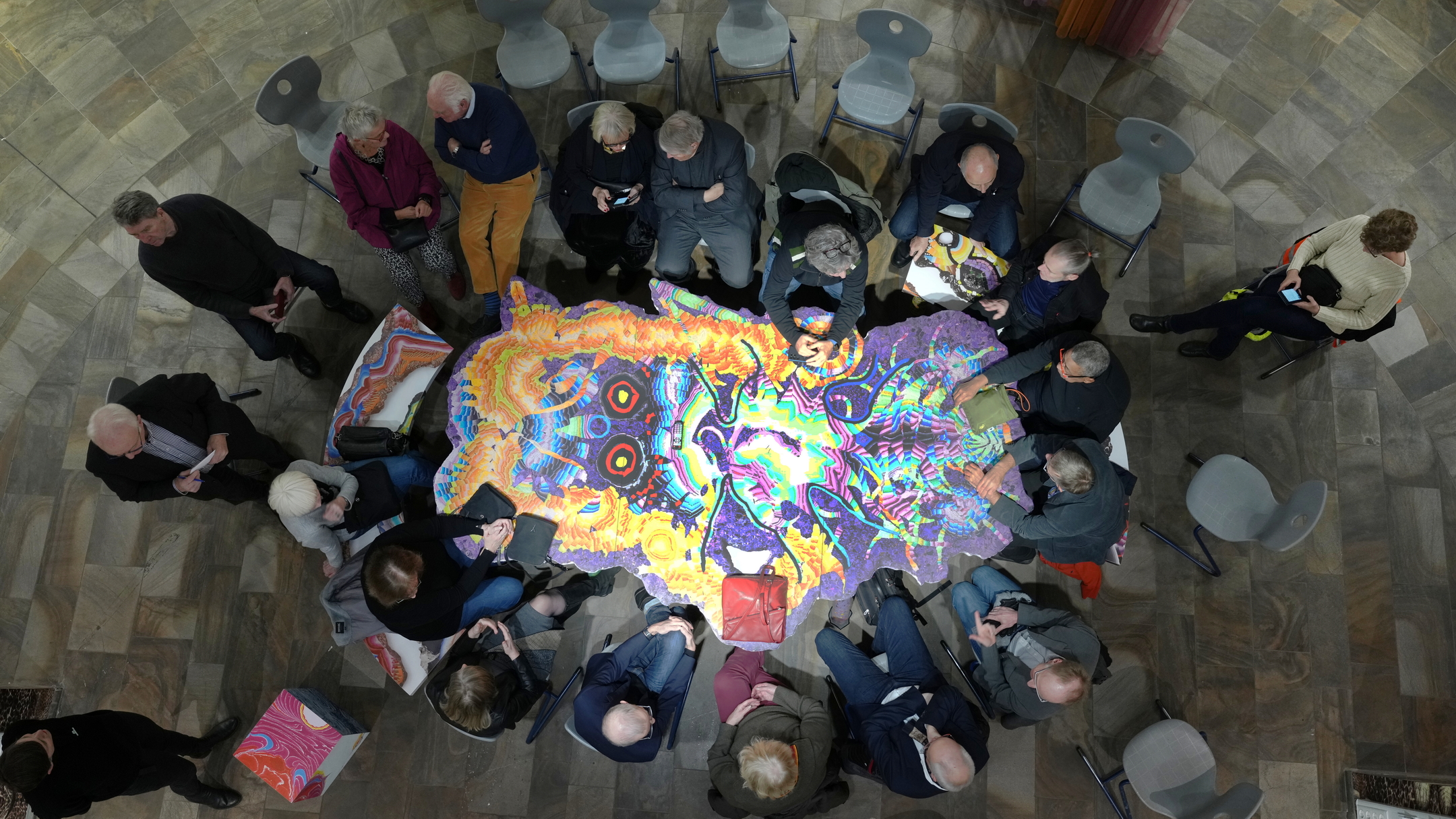 Besuch Ausstellung Tauba Auerbach am 12. 12. 2023