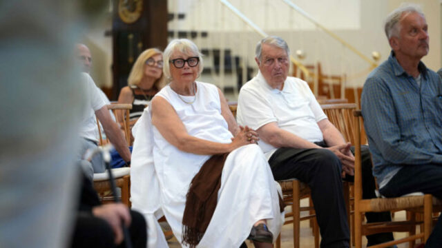 Rückblick auf den Jour fixe mit Prof. Dr. Heinz Bude Aufmerksames Publikum in der Karlskirche Die Zuhörerinnen und Zuhörer verfolgten das Gespräch über Kunst, Gesellschaft, Politik und die Zukunft der Forschung zur documenta.